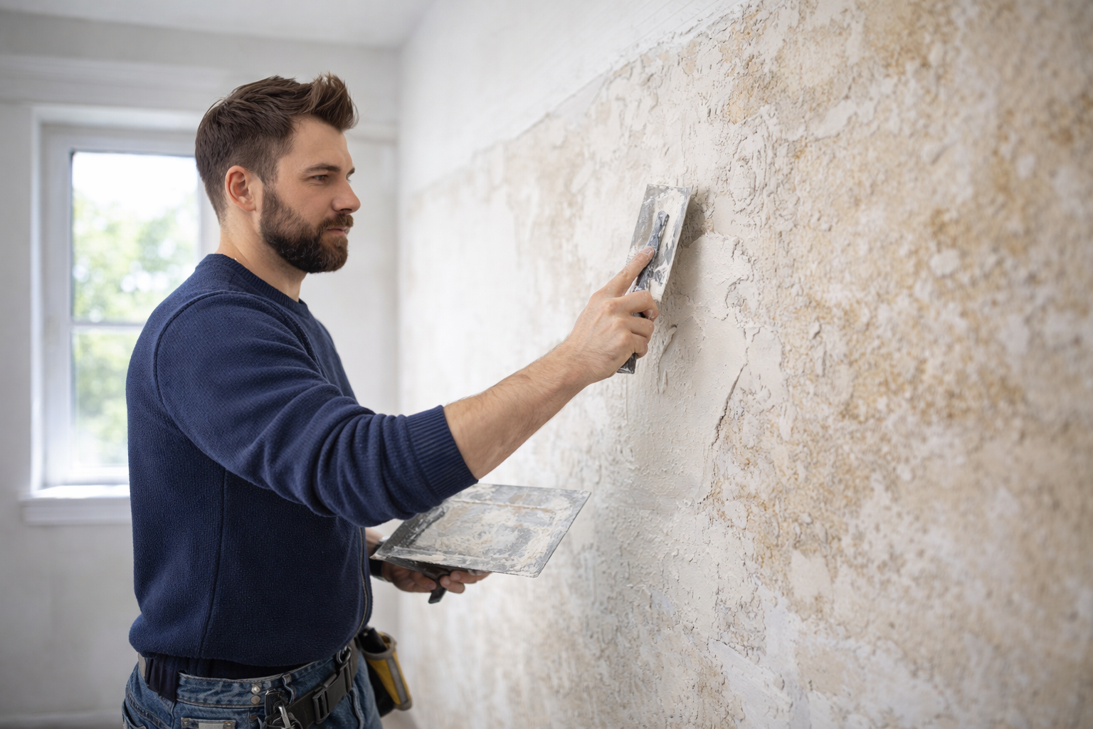 Travaux de plâtrerie intérieure